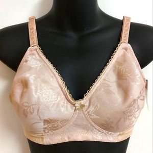 3 for $25 Bundle Sale-NWT Bestform Peach Toned Bra with Rose Design, Size 36B/80